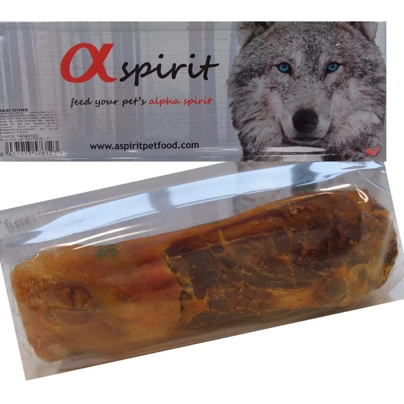 Alpha Spirit Trainingssnacks Für Hunde | Trainersnacks- Schinkenknochen Maxi