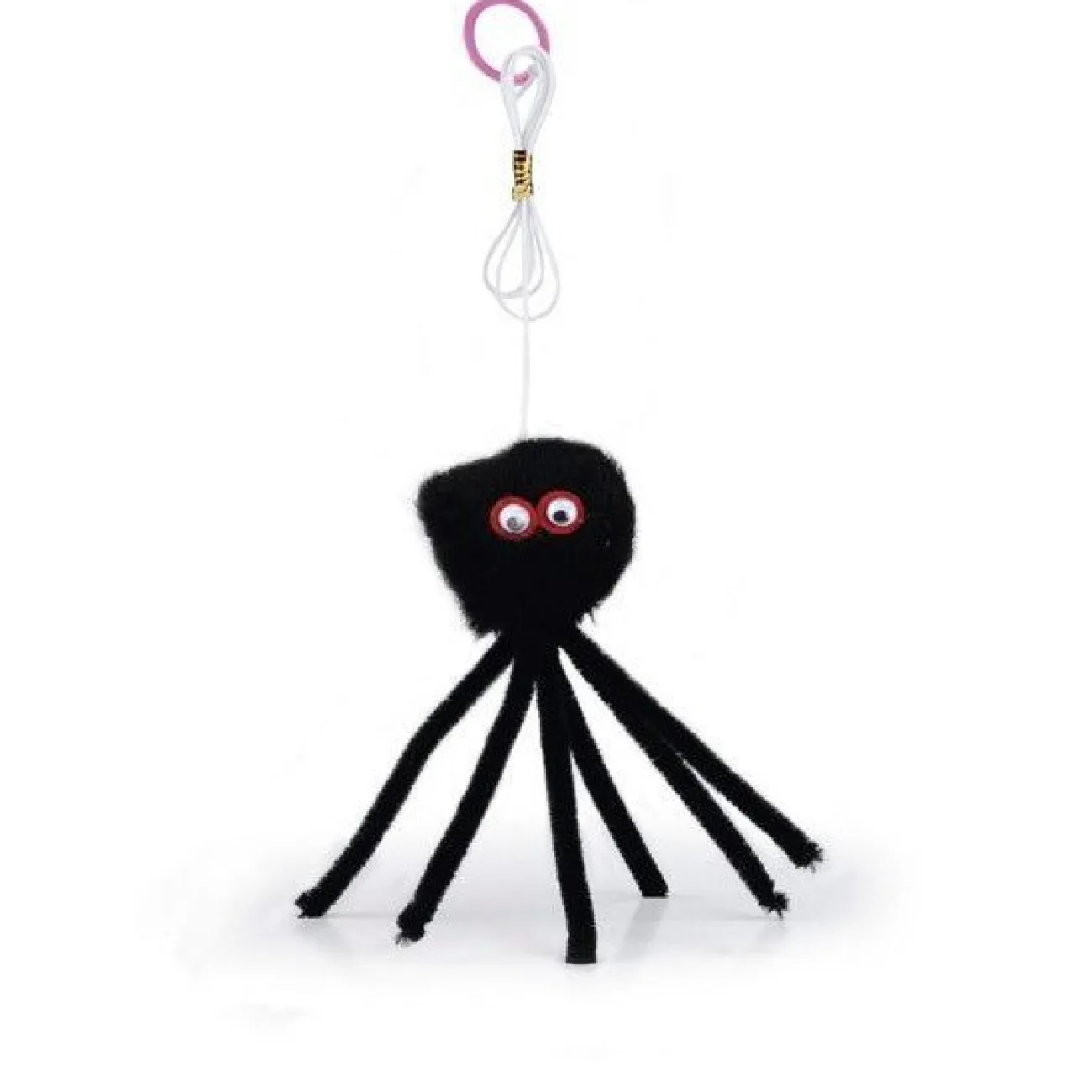 Beeztees Kong Katzenspielzeug | Katzenspielzeug- Halloween Spielzeug Spinne für Katzen schwarz