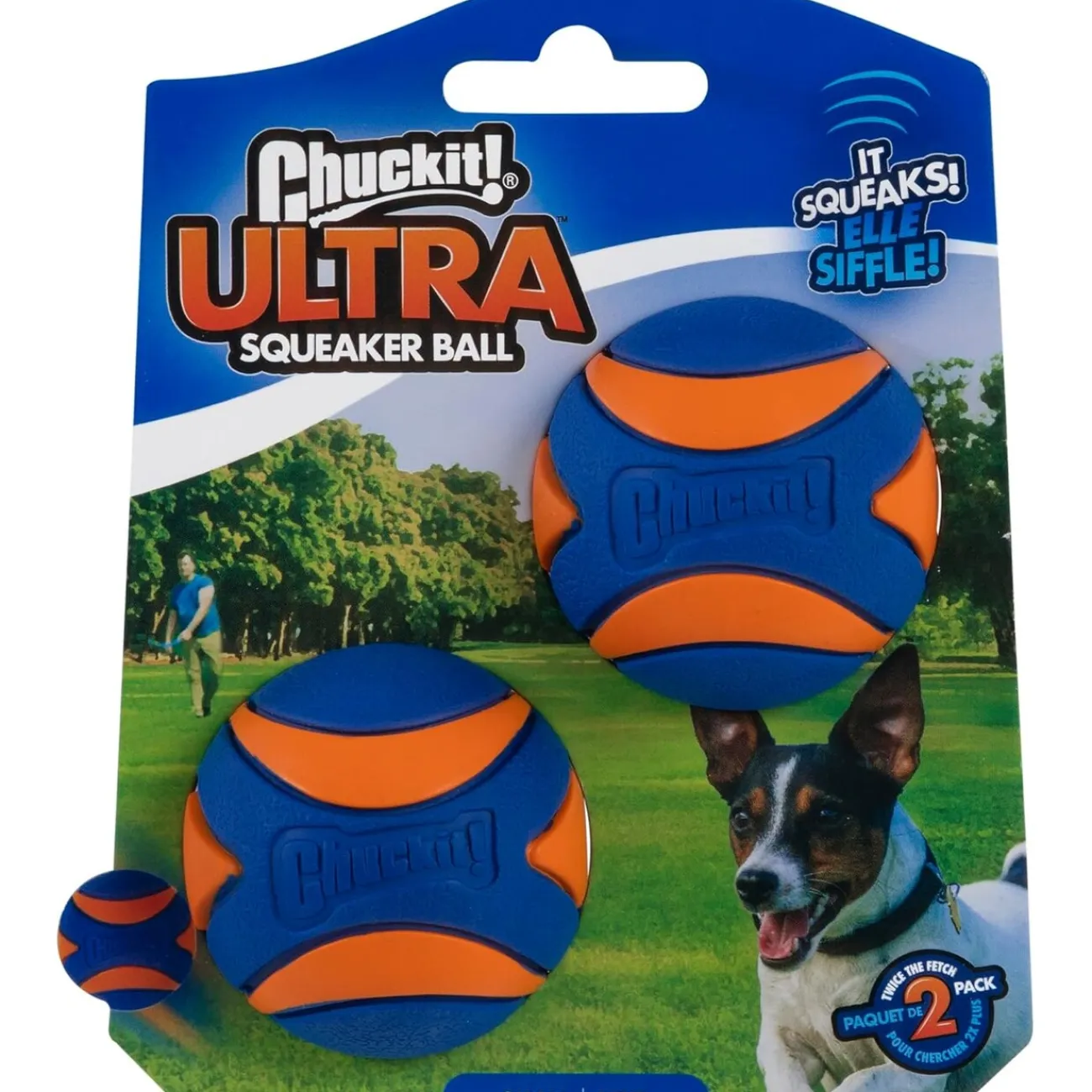 Chuckit Sale Im Hundeshop | Wasserspielzeug-! Ultra Squeaker Ball blau