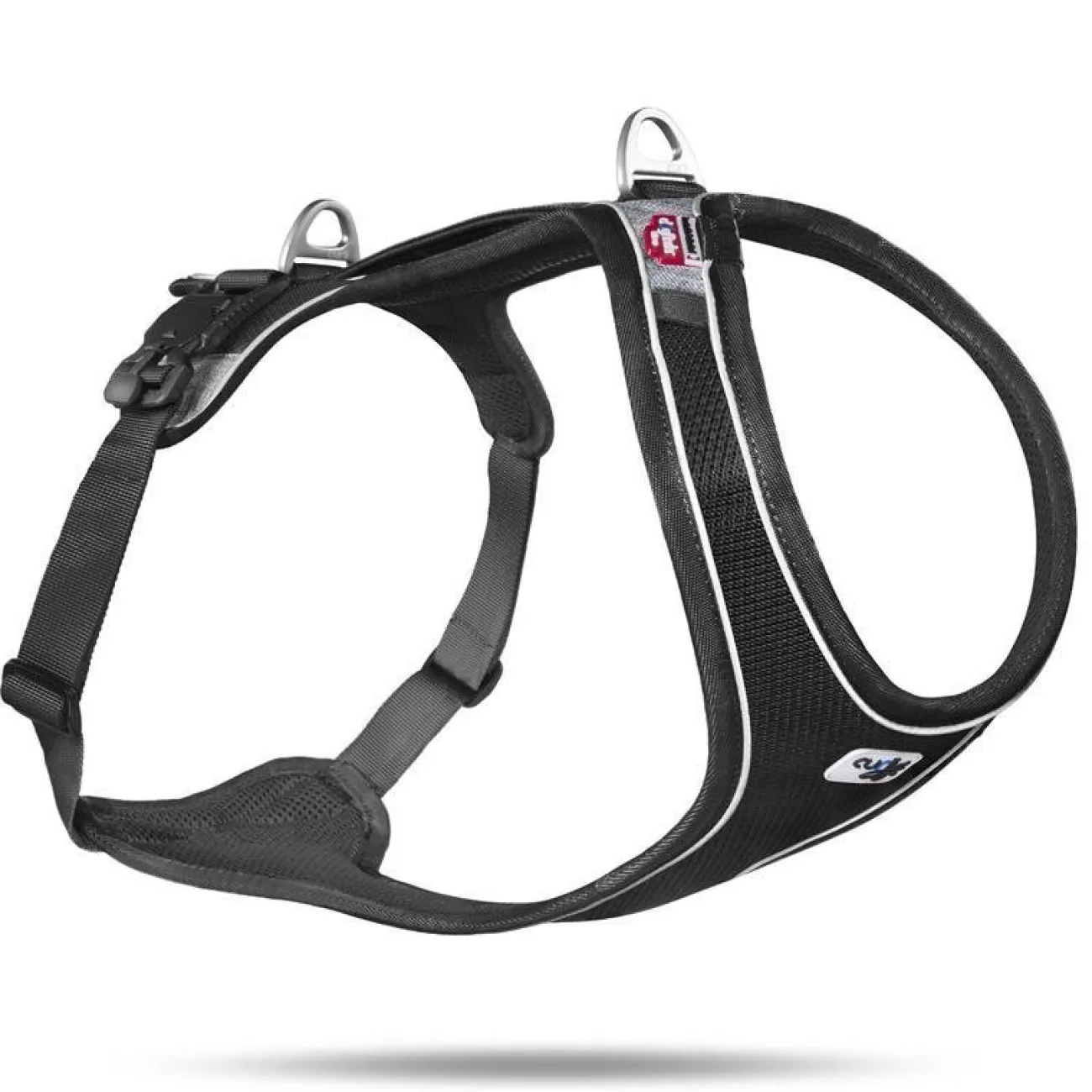 Curli Hundegeschirre | Hundegeschirre- Magnetic Belka Comfort Geschirr schwarz