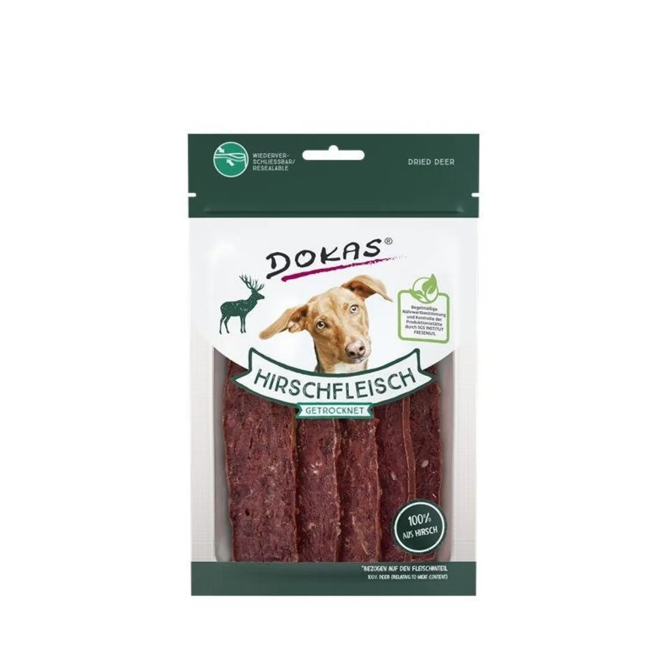 Dokas Trainingssnacks Für Hunde | Trainersnacks- Hirschfleisch getrocknet