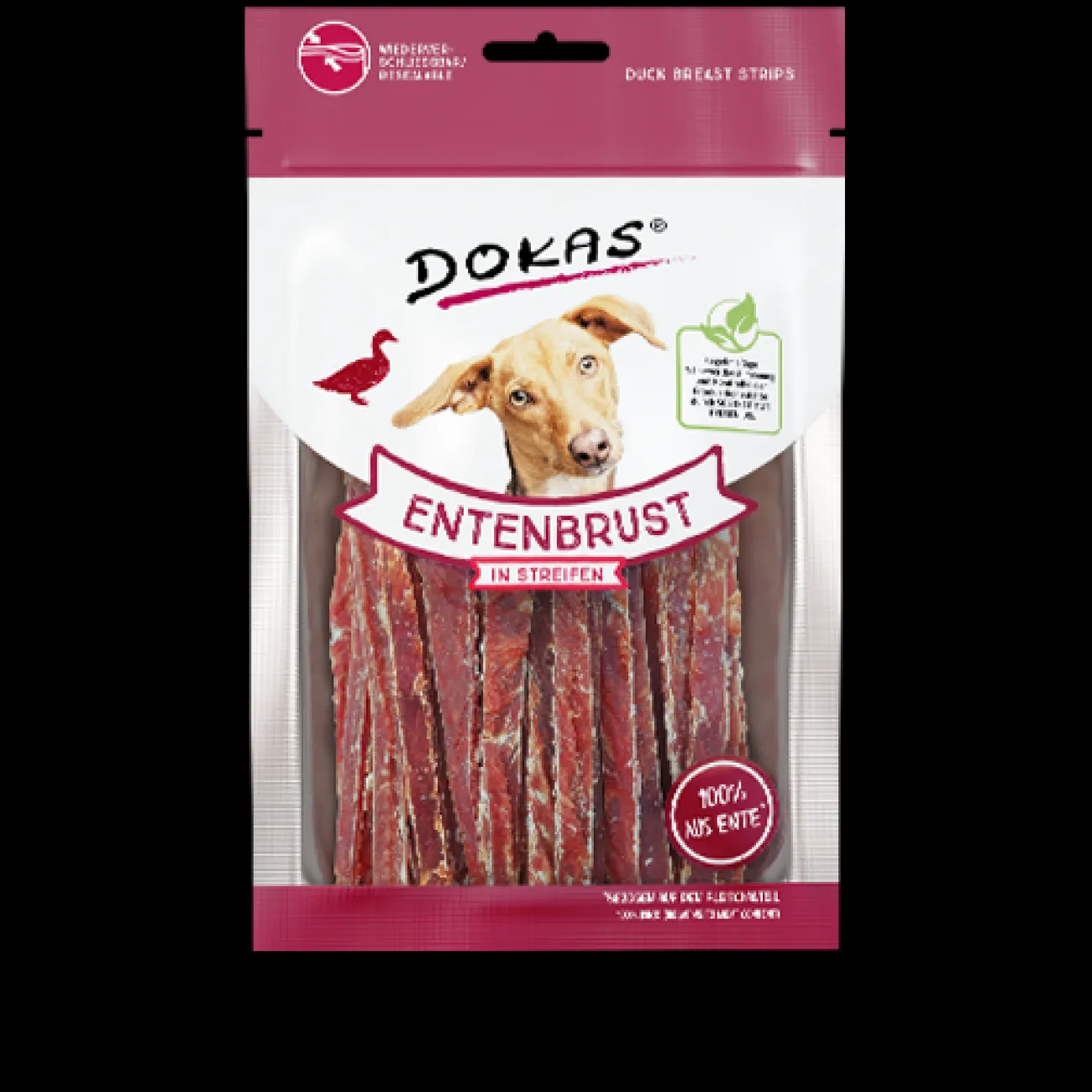 Dokas Sale Im Hundeshop | Hundezubehör- Hundesnack Entenbrust in Streifen Kaustreifen