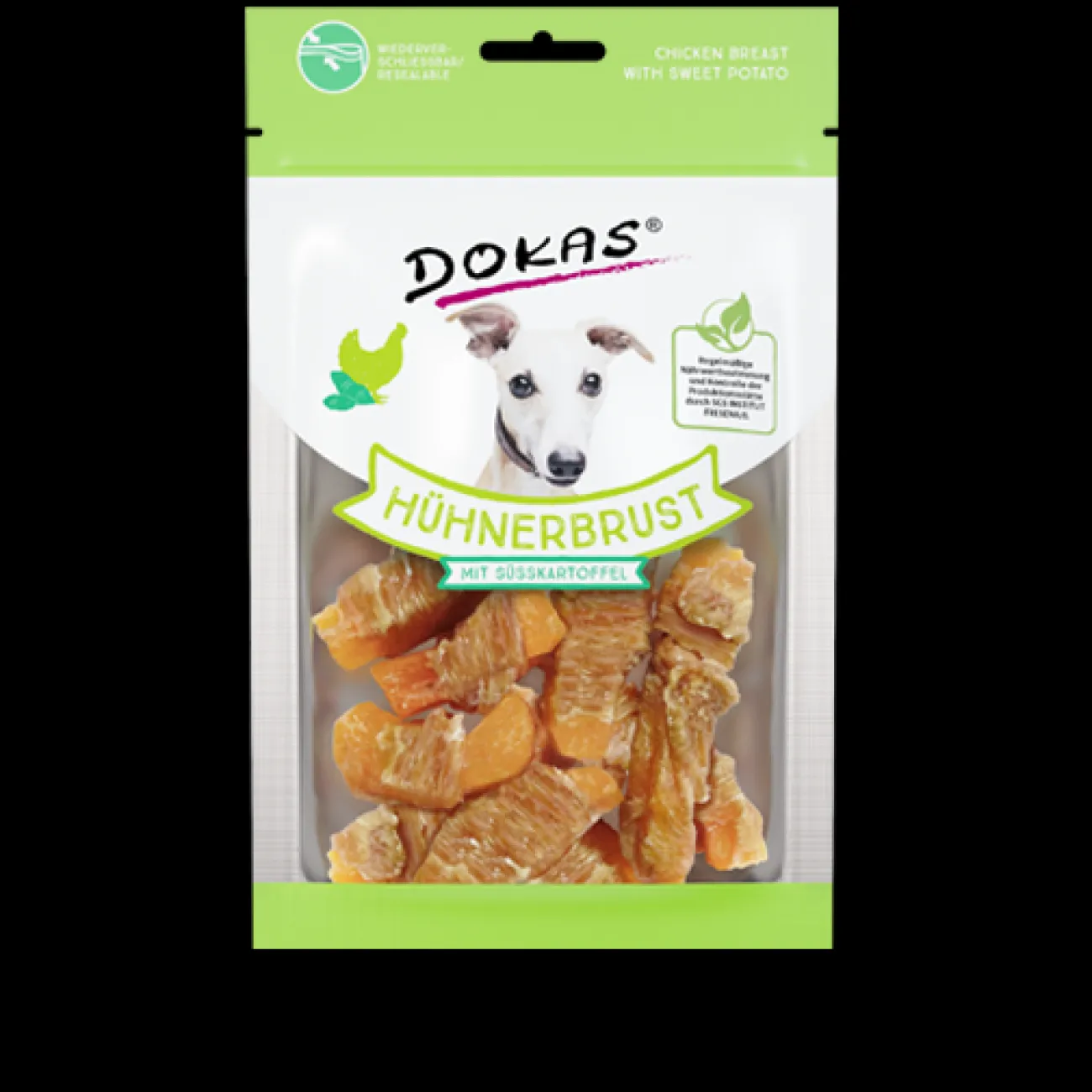 Dokas Trainingssnacks Für Hunde | Trainersnacks- Hundesnack Hühnerbrust mit Süßkartoffel