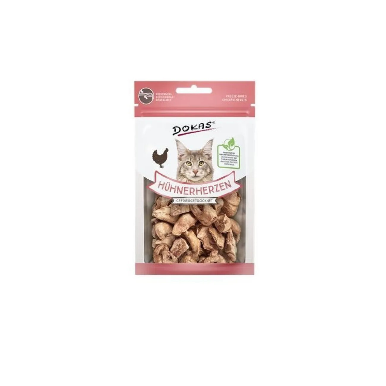 Dokas Dokas Katzensnacks | Dr. Clauder'S Snack It- Katzensnack getrocknete Hühnerherzen