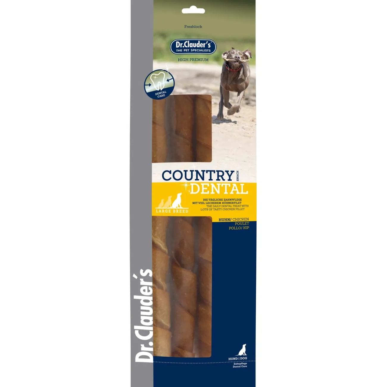 Dr. Clauders Trainingssnacks Für Hunde | Trainersnacks- Country Dental Hundesnack Large Breed