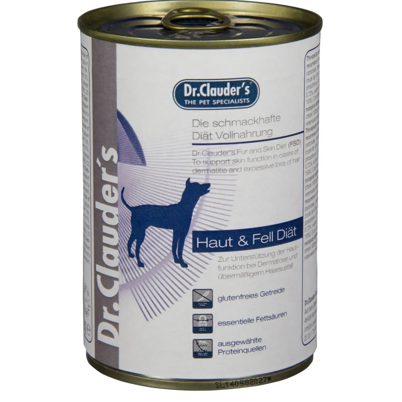 Dr. Clauders Hundefutter- Diät Hundefutter FSD Haut & Fell