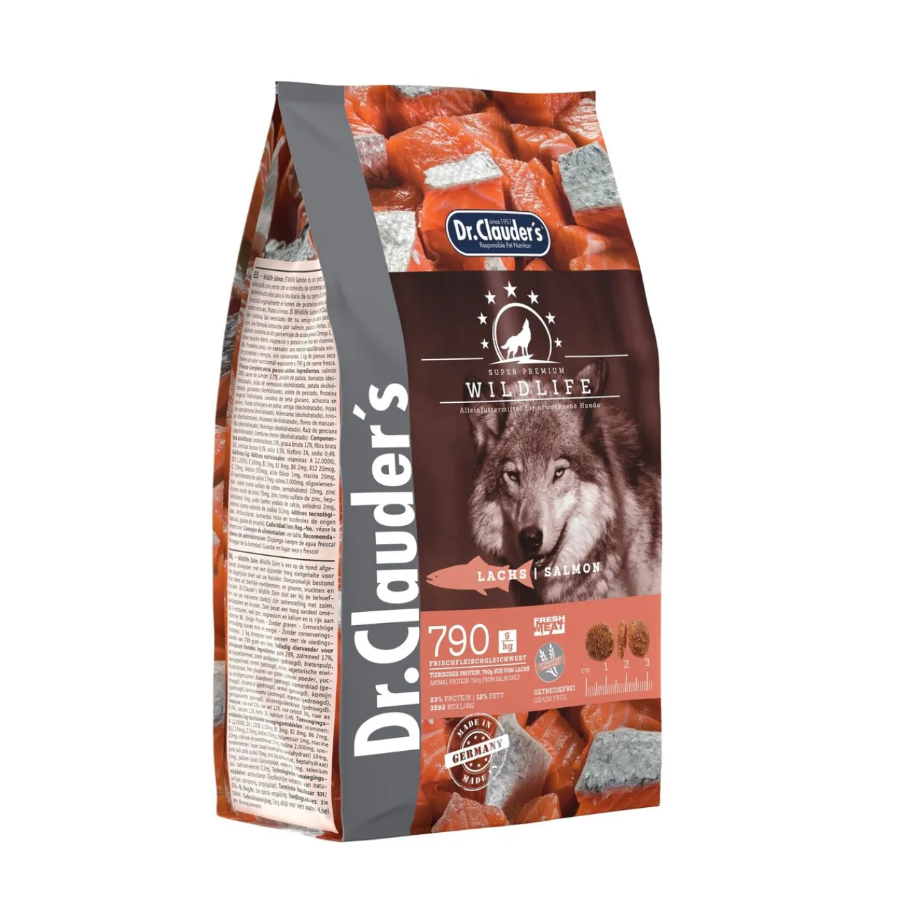 Dr. Clauders Hundefutter- Dog Wildlife Lachs