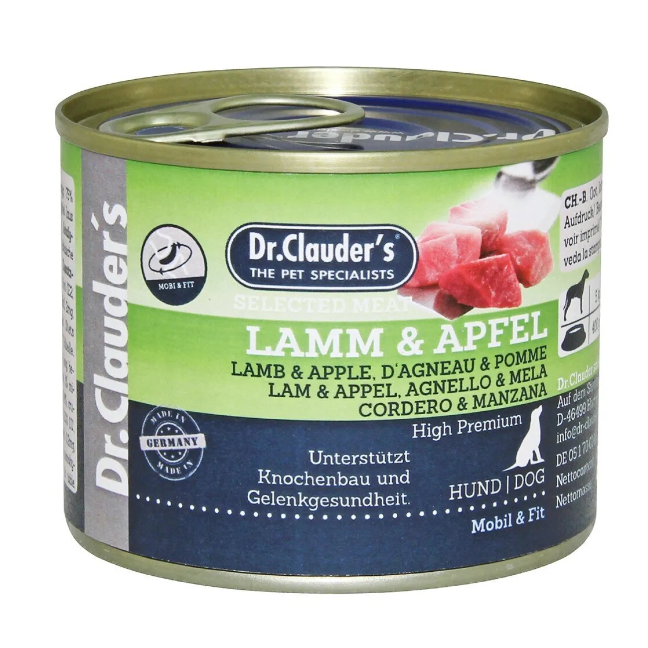 Dr. Clauders Hundefutter- Selected Meat Joint und Aktiv Hundefutter