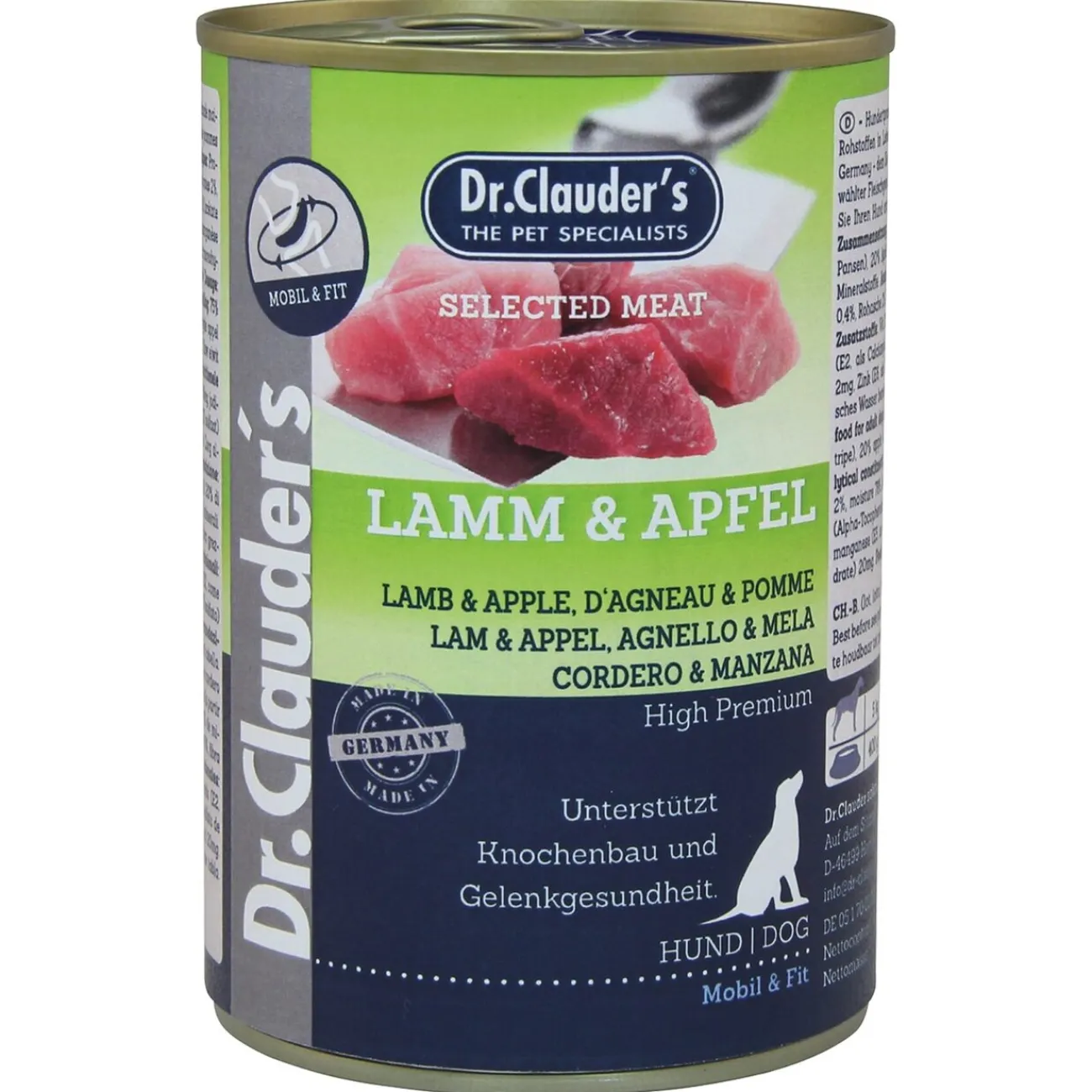 Dr. Clauders Hundefutter- Selected Meat Joint und Aktiv Hundefutter