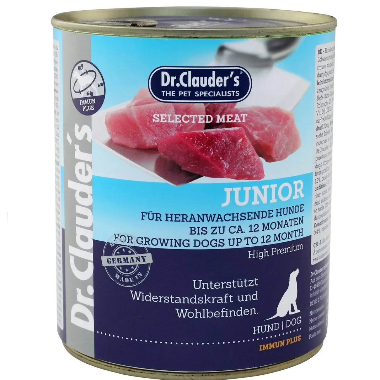 Dr. Clauders Hundefutter- Selected Meat Junior Immun Plus