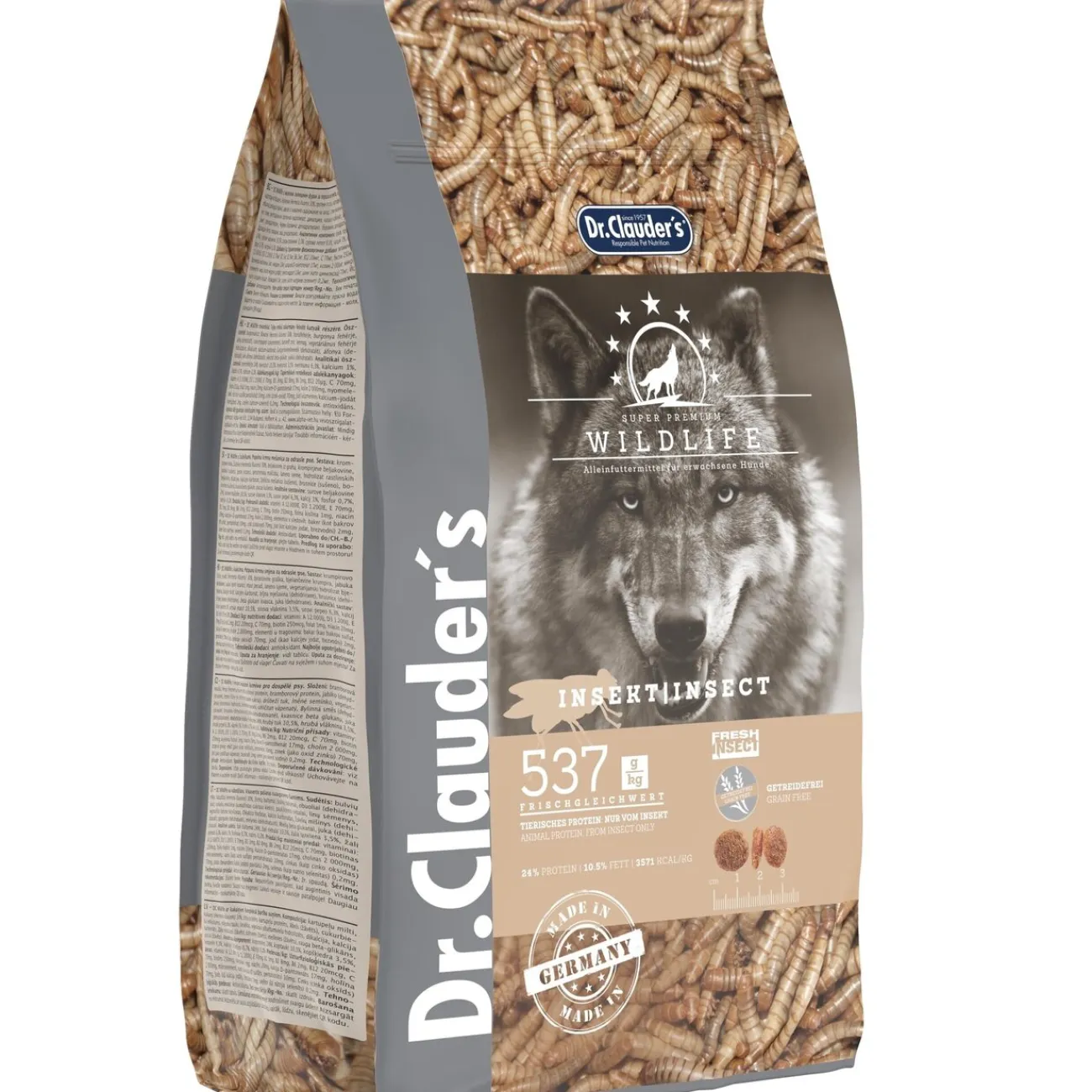 Dr. Clauders Hundefutter- Wildlife Insekt Hundefutter