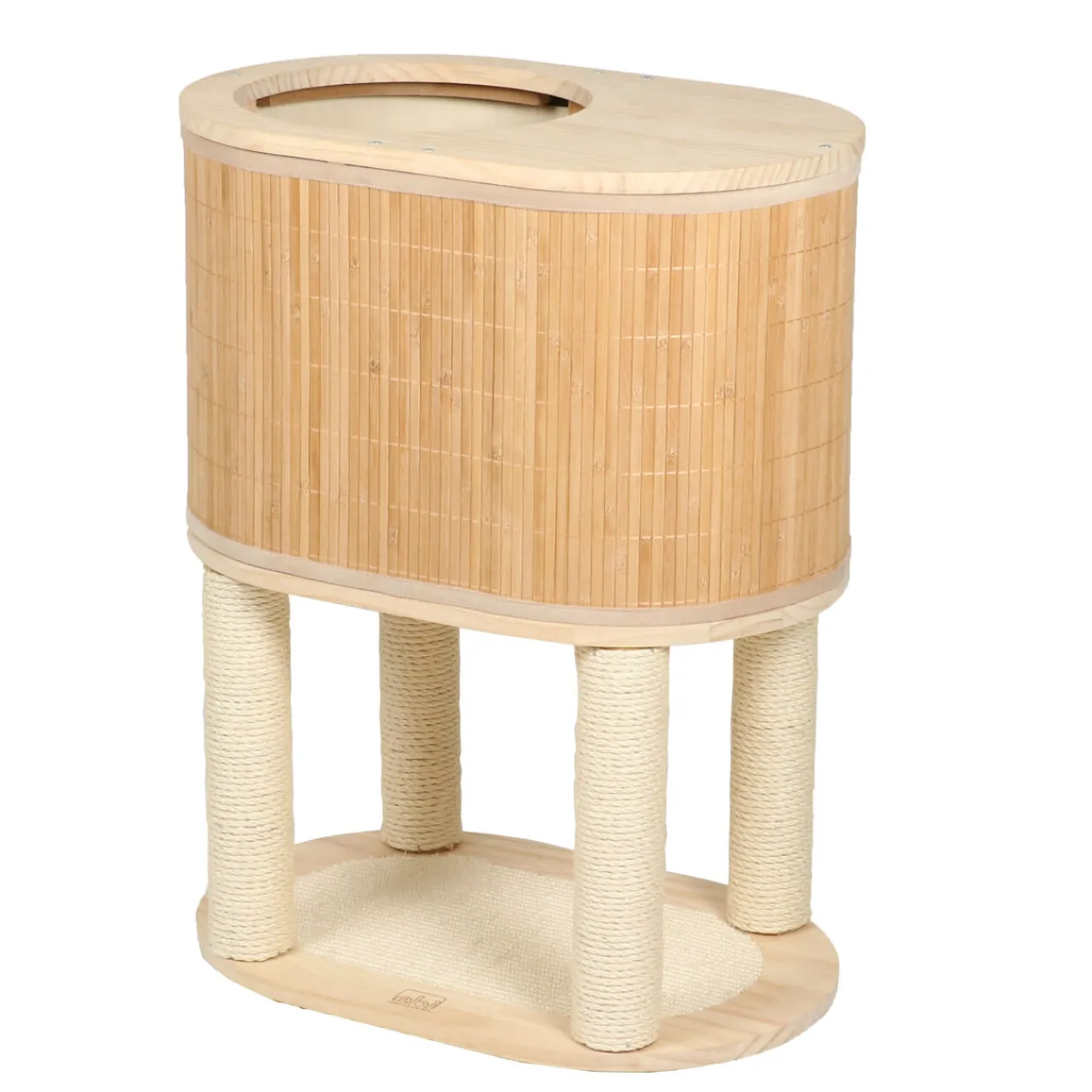 EBI Wandmöbel | Kratzpappen- Kratzbaum Bamboo Tori beige