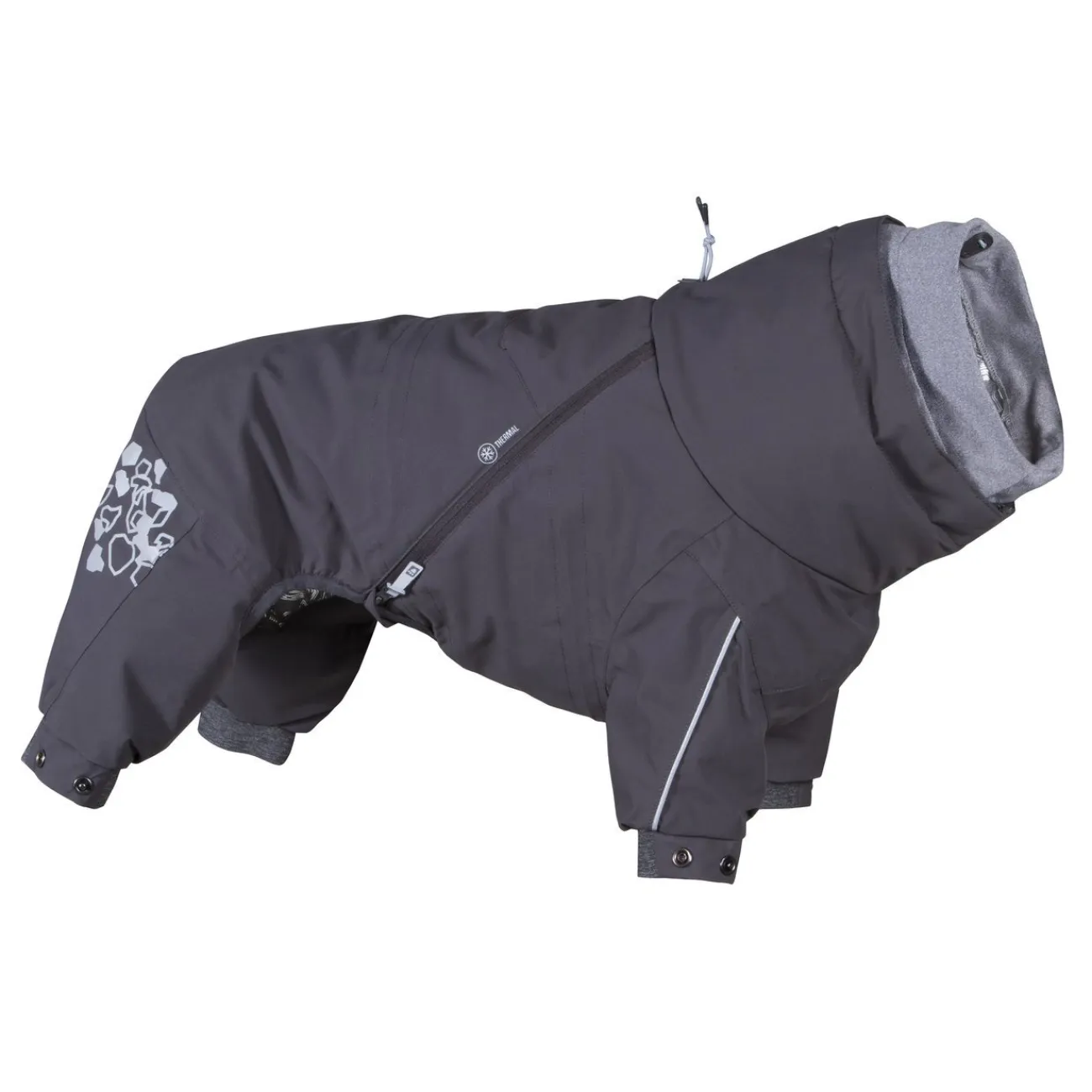 HURTTA Hundebekleidung, Hundemantel | Hundebekleidung- Extreme Overall Wintermantel grau