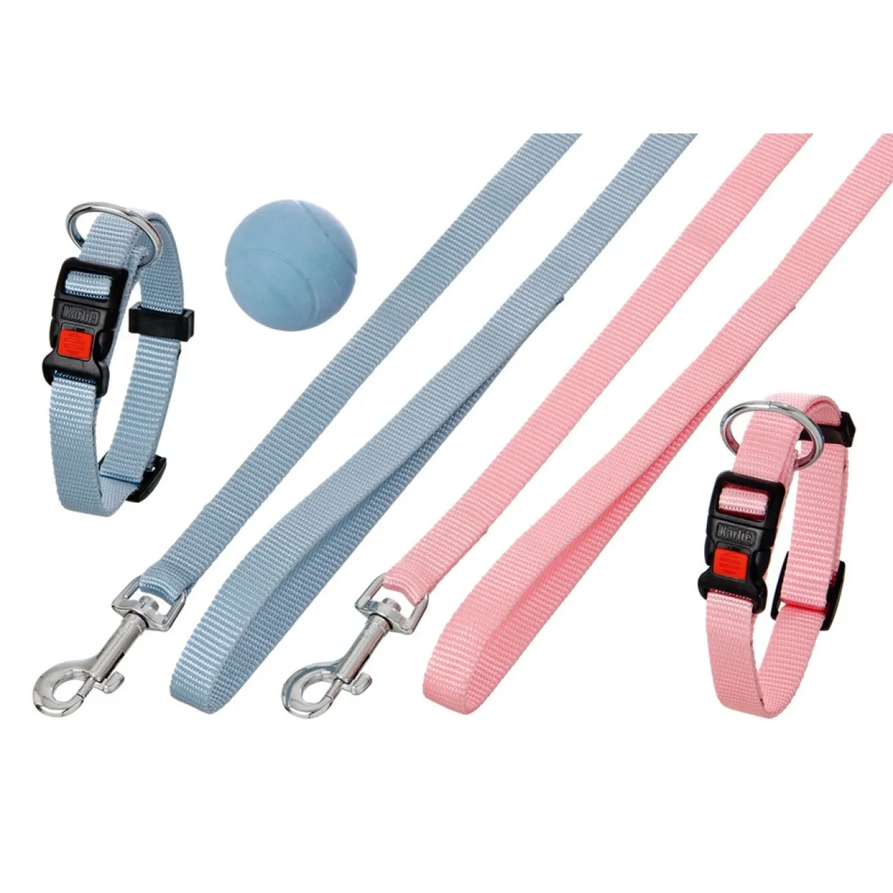 Karlie Welpenzubehör | Suchleinen, Schleppleinen- Art Sportiv Plus Puppy Set Halsband und Leine