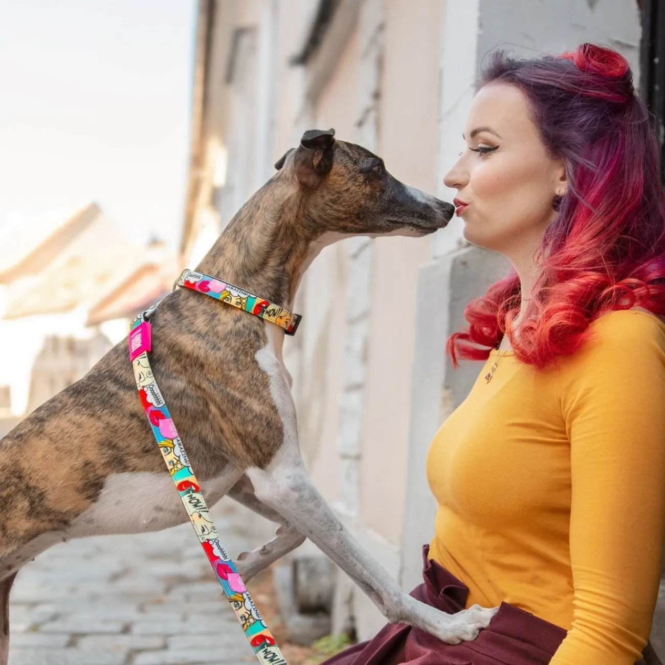 Max & Molly Suchleinen, Schleppleinen | Kurzführer Hund- Original Kurzleine Missy Pop weiss