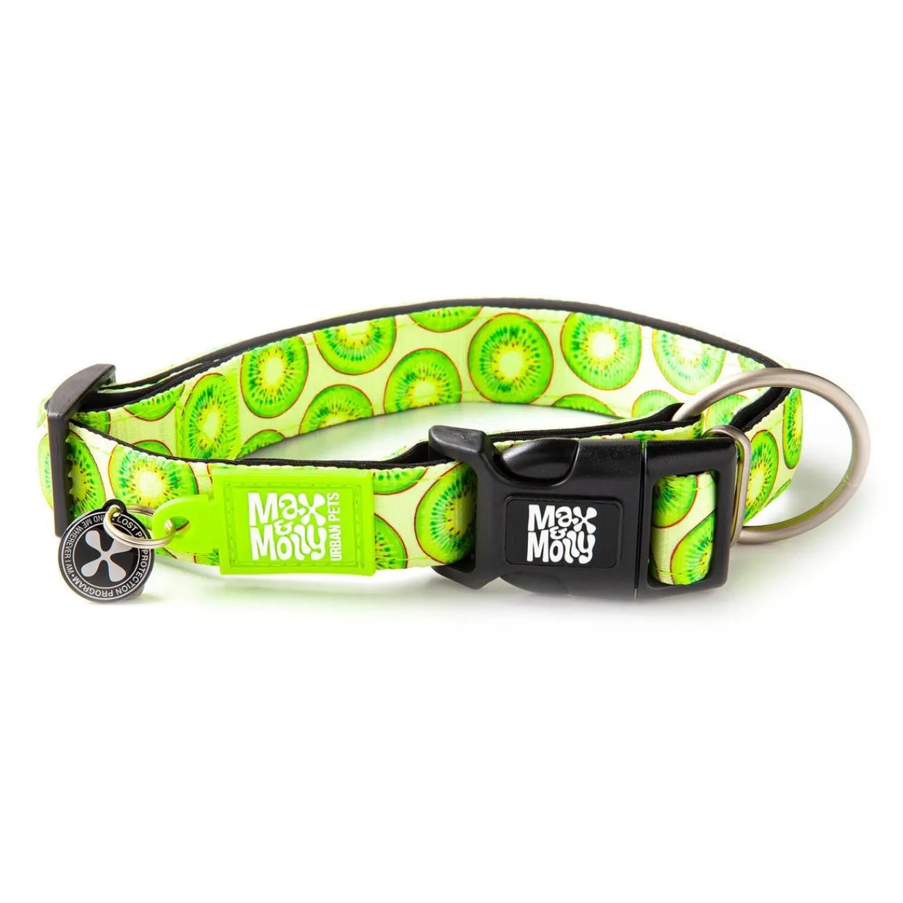 Max & Molly Hundehalsbänder | Hundehalsbänder- Smart ID Halsband Kiwi grün