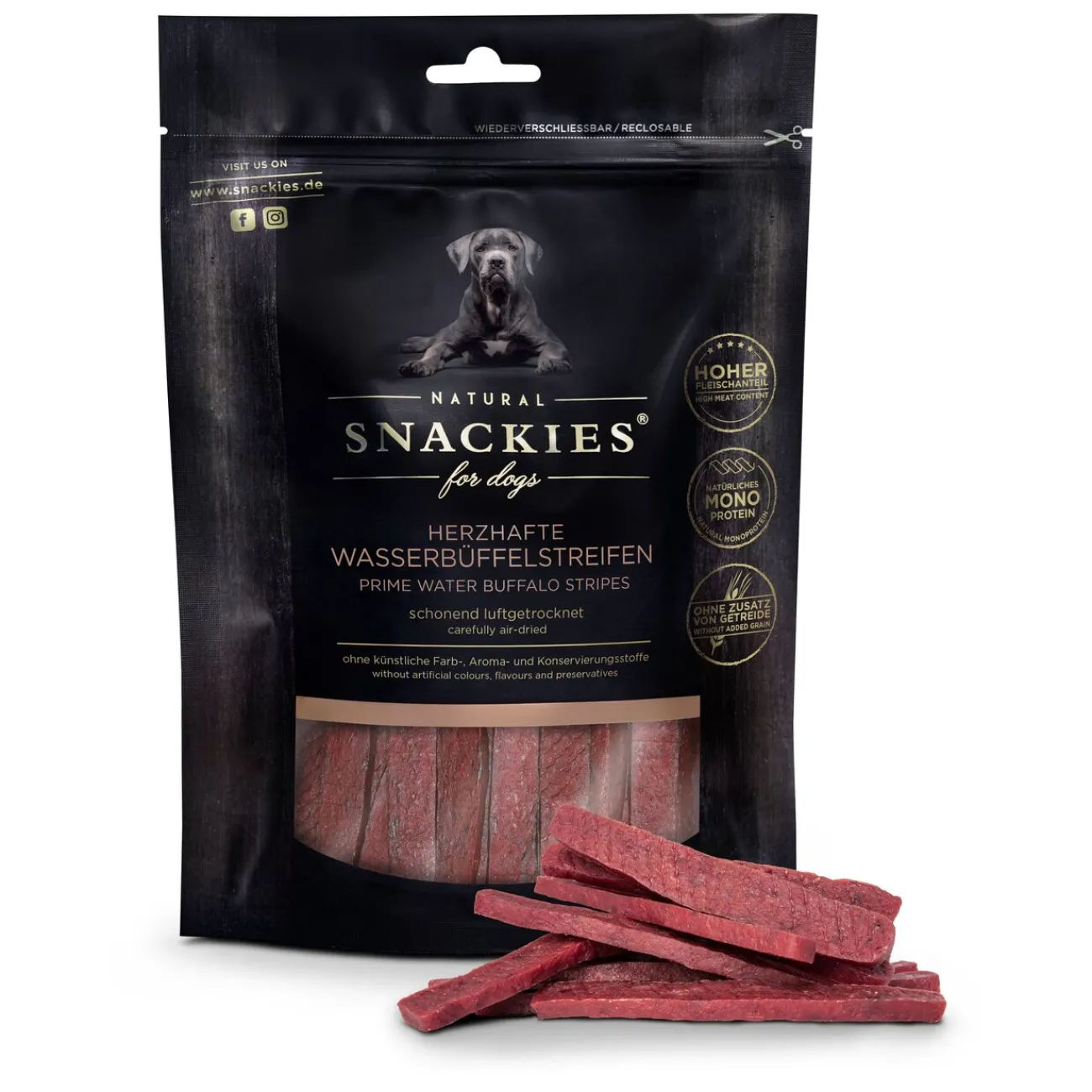 Snackies Trainingssnacks Für Hunde | Trainersnacks- Herzhafte Wasserbüffel Snacks