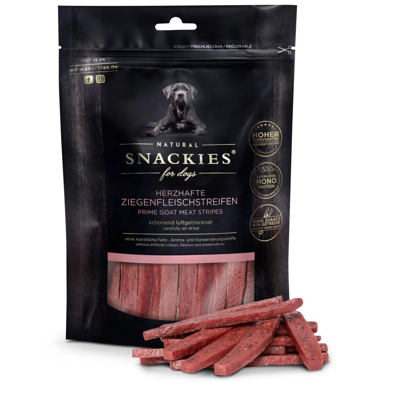 Snackies Trainingssnacks Für Hunde | Trainersnacks- Herzhafte Ziegen Snacks