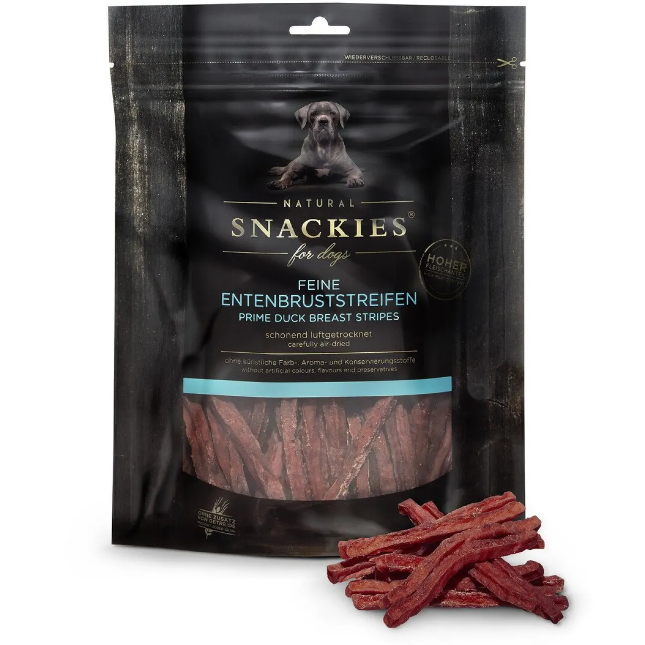 Snackies Trainingssnacks Für Hunde | Trainersnacks- Luftgetrocknete Entenbrust Snacks