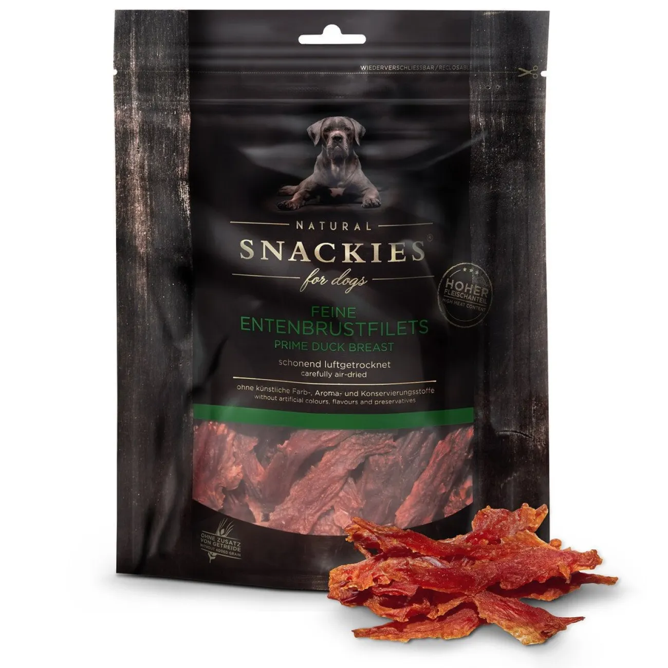 Snackies Trainingssnacks Für Hunde | Trainersnacks- Luftgetrocknete Entenbrust Snacks