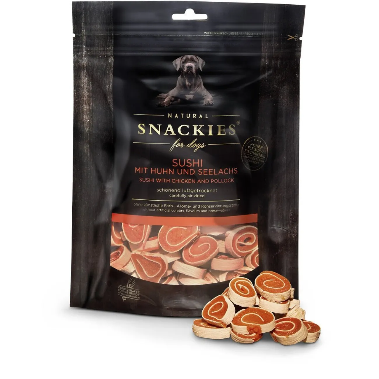 Snackies Trainingssnacks Für Hunde | Trainersnacks- Sushi mit Huhn und Seelachs