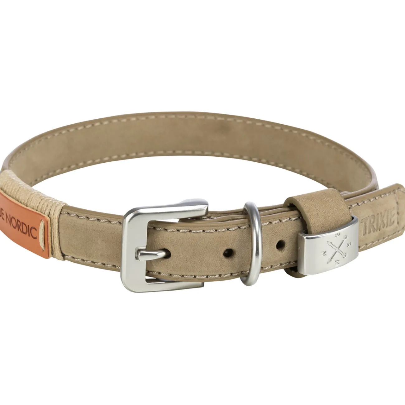 TRIXIE Hundehalsbänder | Hundehalsbänder- Be Nordic Leder Halsband für Hunde