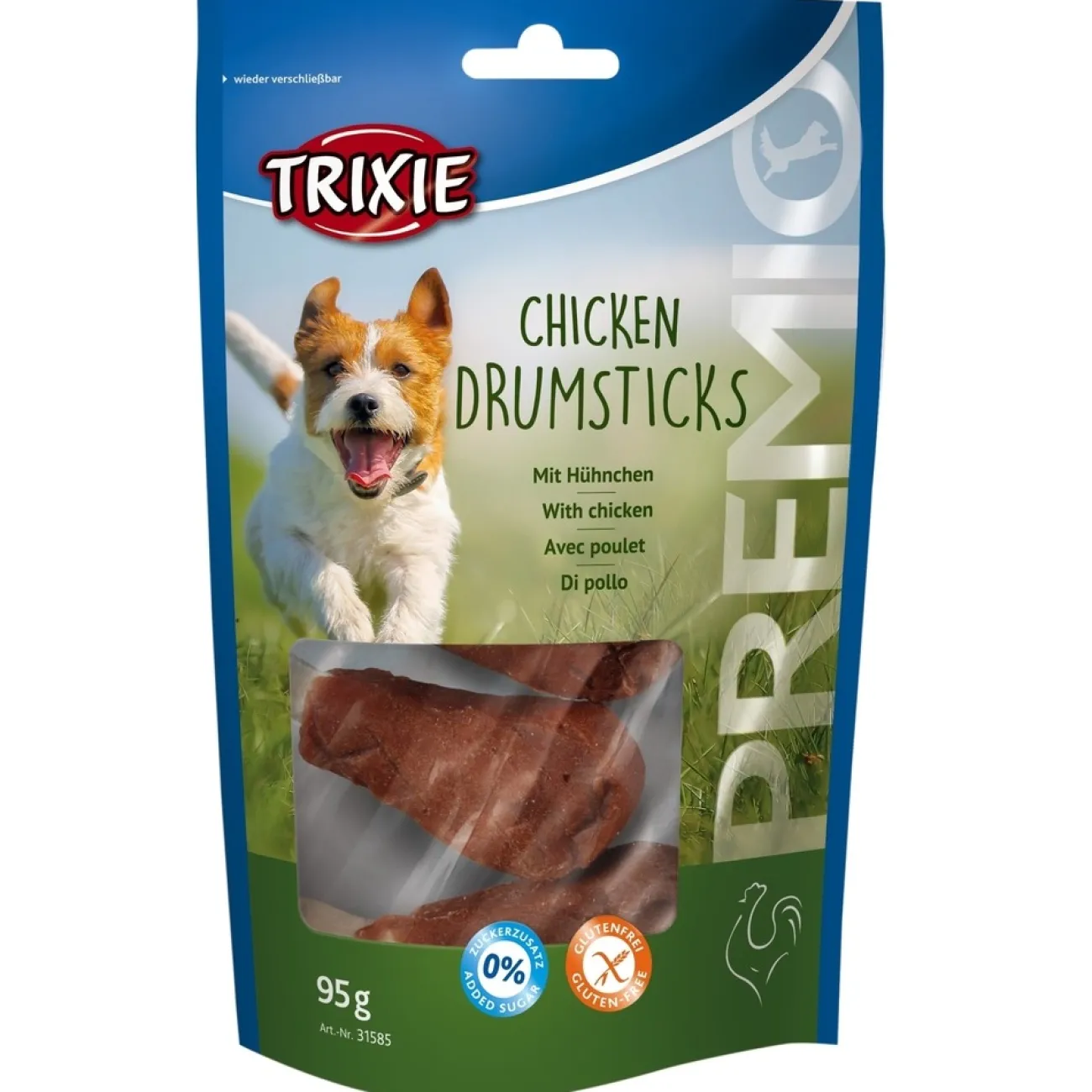 TRIXIE Hundezubehör | Mehr Hundeartikel- Chicken Drumsticks Calciumknochen für Hunde