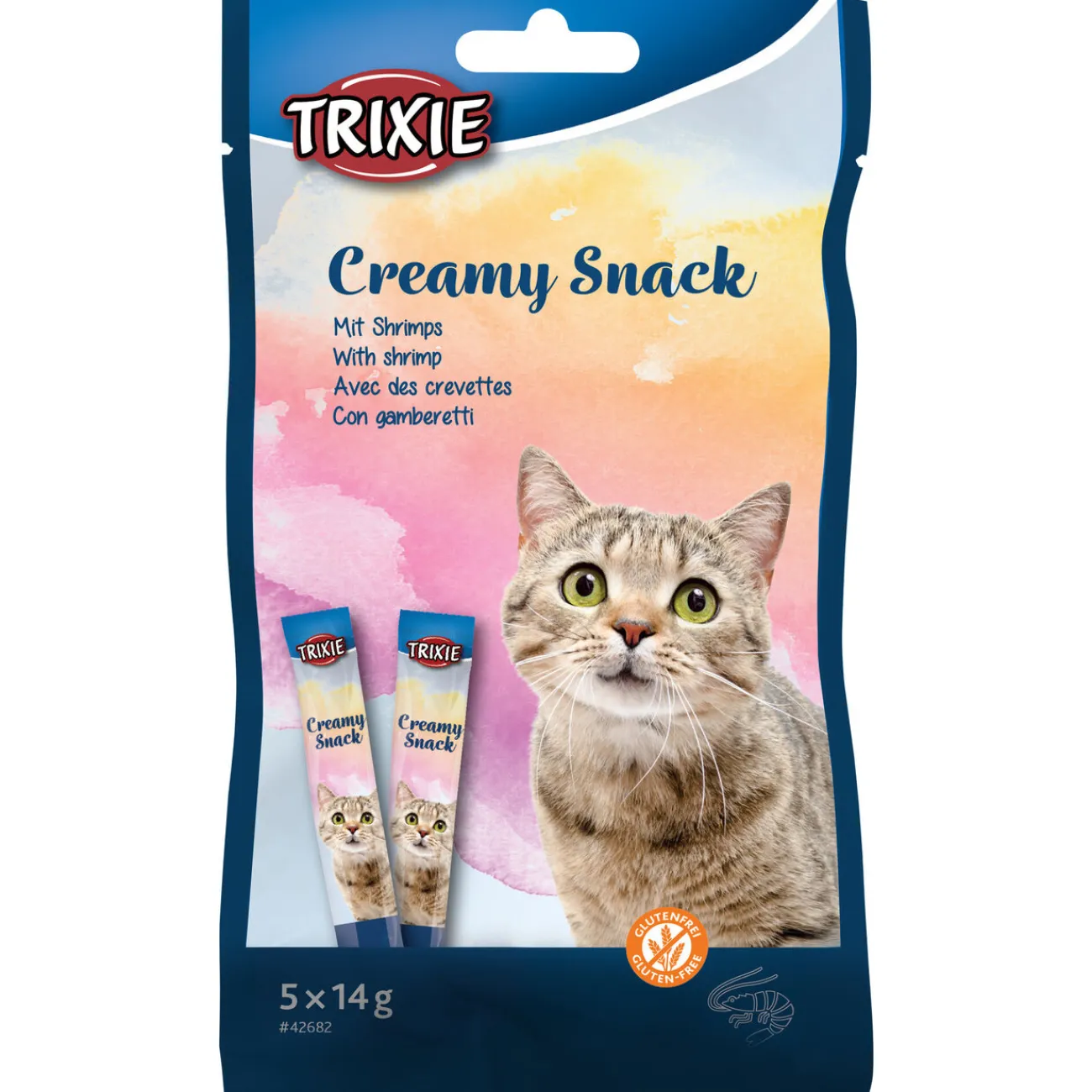 TRIXIE Dokas Katzensnacks | Dr. Clauder'S Snack It- Creamy Snack für Katzen