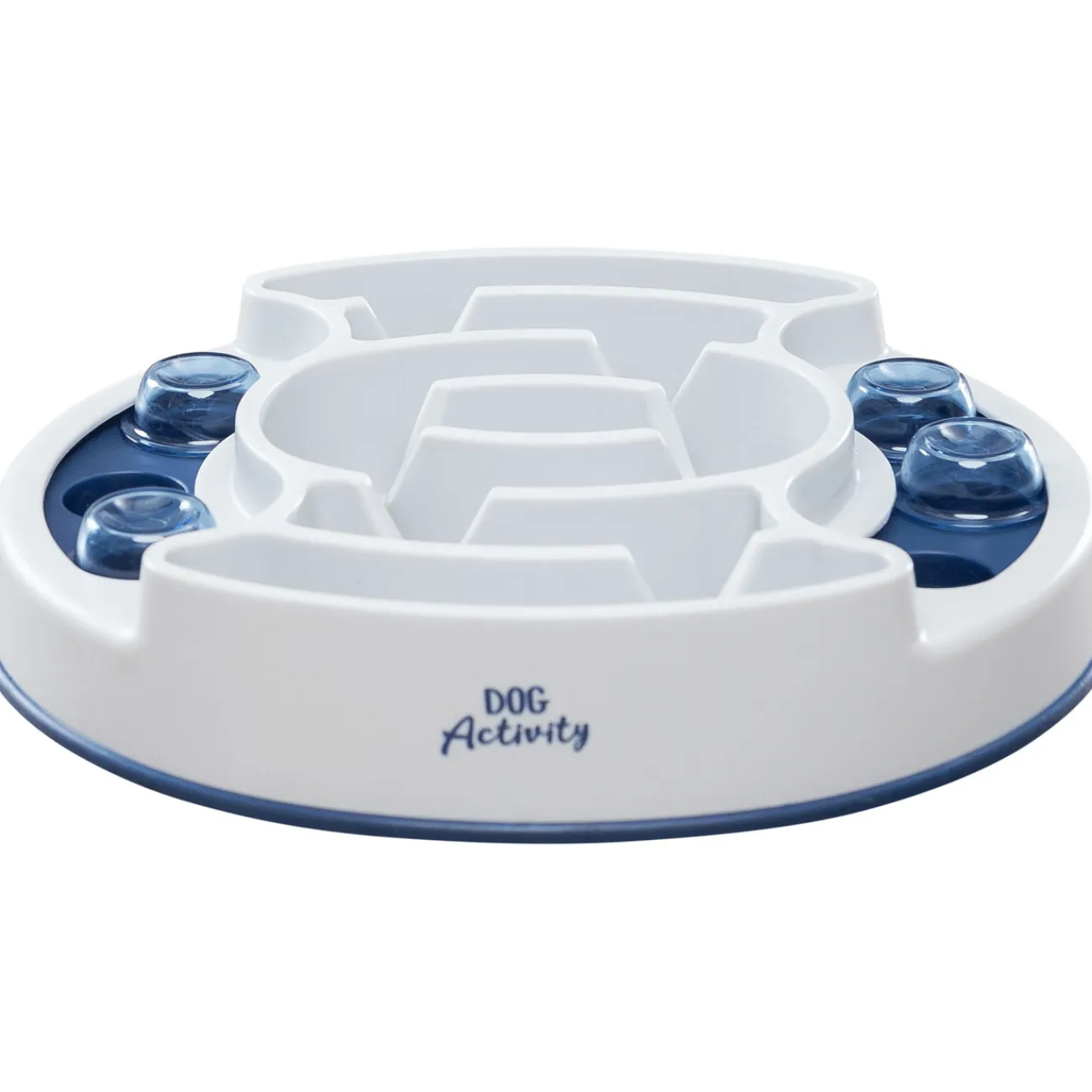 TRIXIE Trixie Katzensnacks | Trixie Cat Activity- Dog Activity Strategiespiel Slide & Feed für Hunde und Katzen weiss