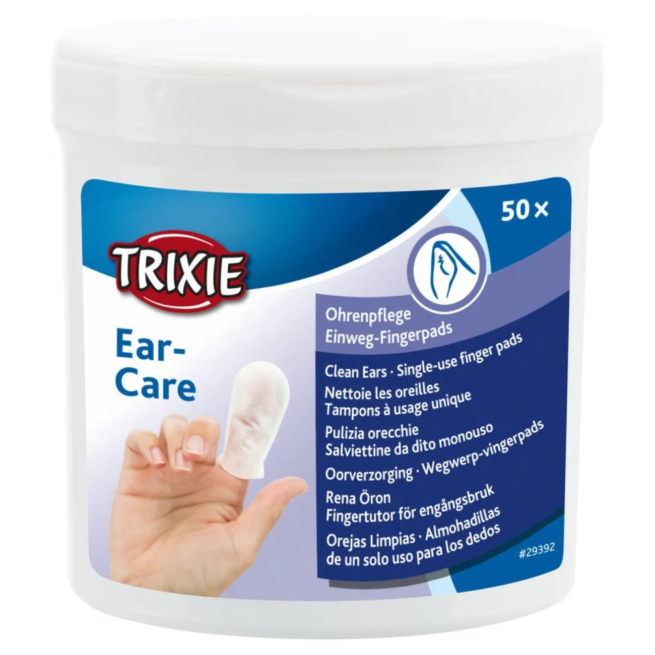 TRIXIE Pflegeartikel | Einstreu & Pflegeartikel- Ear Care Ohrenpflege Fingerpads