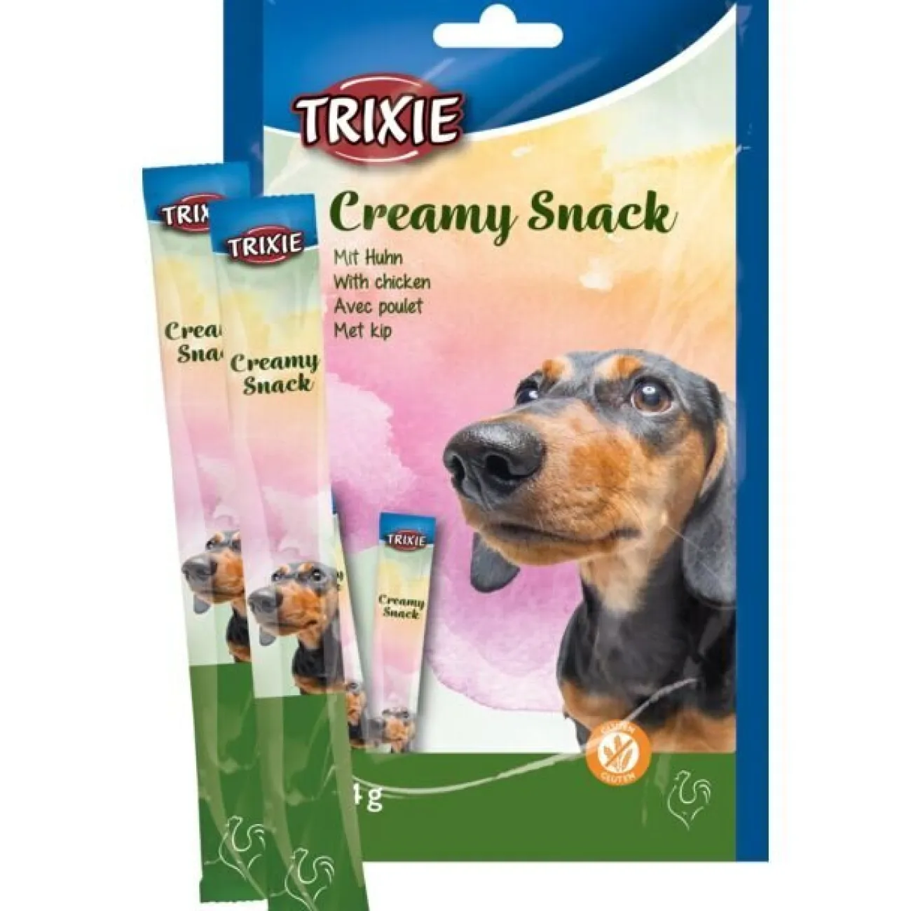 TRIXIE Neu Im Hundeshop | Hundezubehör- Flüssigsnack mit Huhn für Hunde