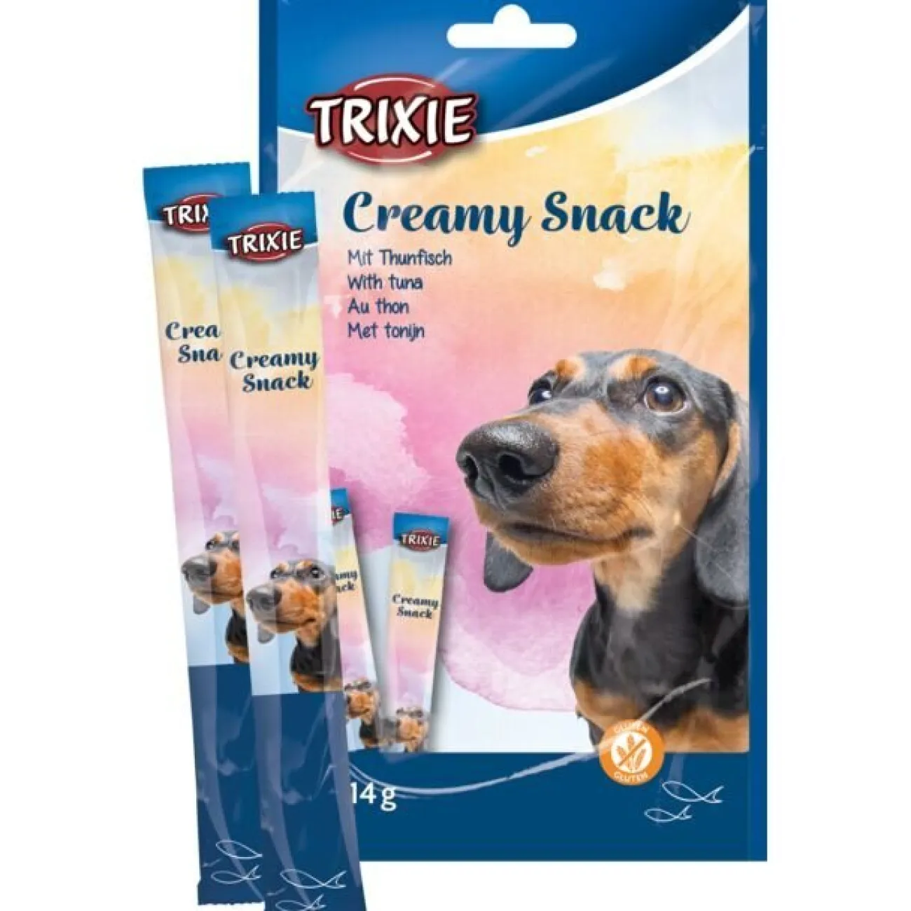 TRIXIE Neu Im Hundeshop | Trainingssnacks Für Hunde- Flüssigsnack mit Thunfisch für Hunde