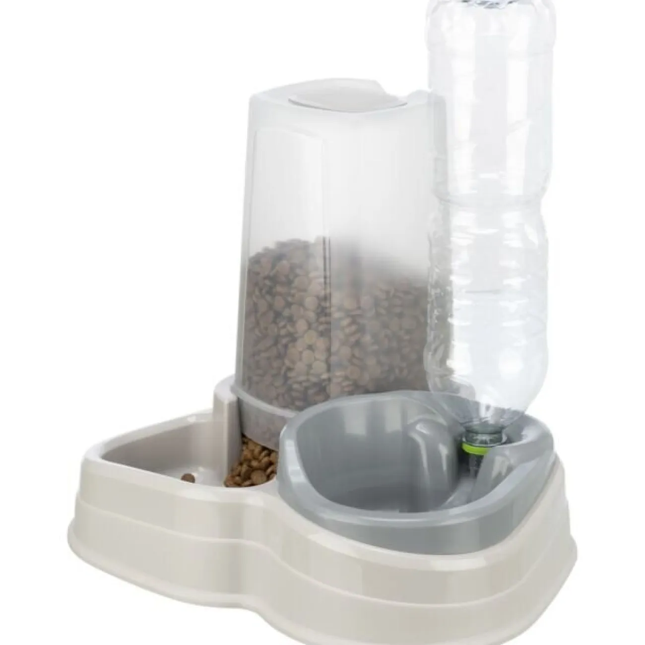 TRIXIE Trixie Katzensnacks | Trixie Cat Activity- Futter- und Wasserspender für Hunde grau