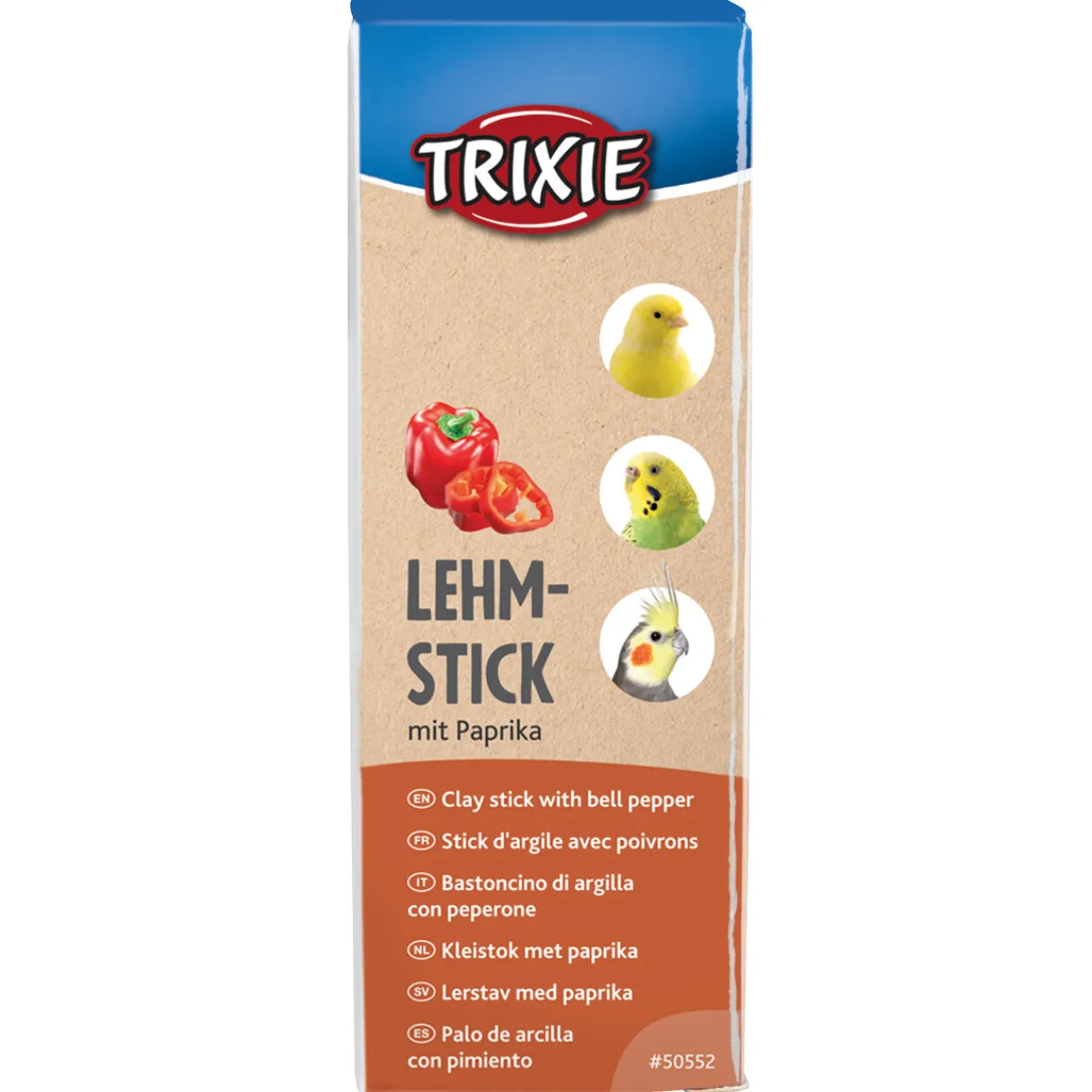 TRIXIE Vogelfutter Und Snacks | Vogelfutter, Meisenknödel- Futterstange Lehmstick für Vögel