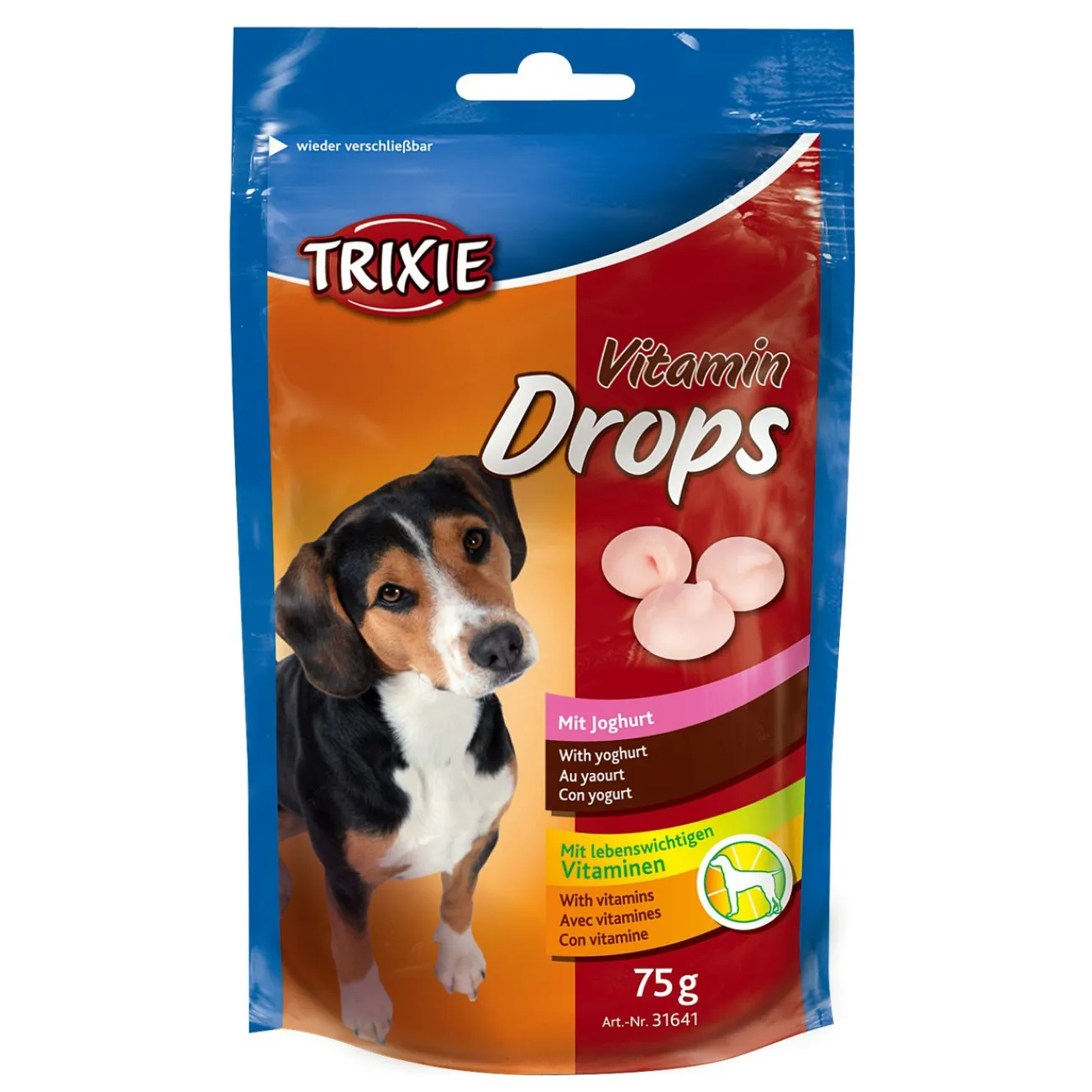 TRIXIE Trainingssnacks Für Hunde | Trainersnacks- Hunde Vitamin-Drops mit Joghurt
