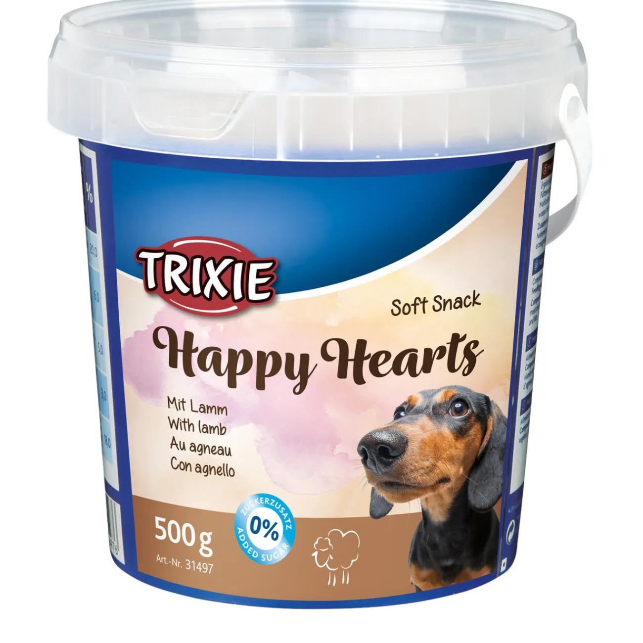 TRIXIE Hundezubehör | Mehr Hundeartikel- Hundeleckerlies im Eimer Happy Hearts