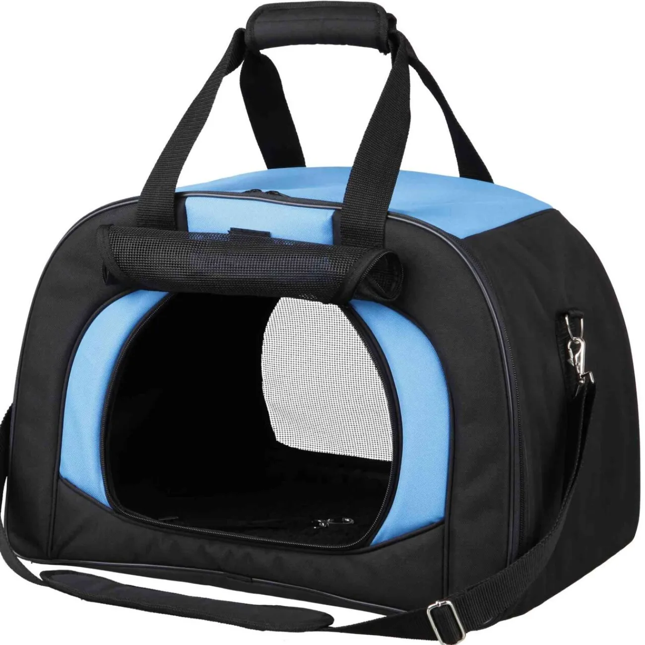 TRIXIE Trixie Katzensnacks | Trixie Cat Activity- Hundetasche Kilian blau