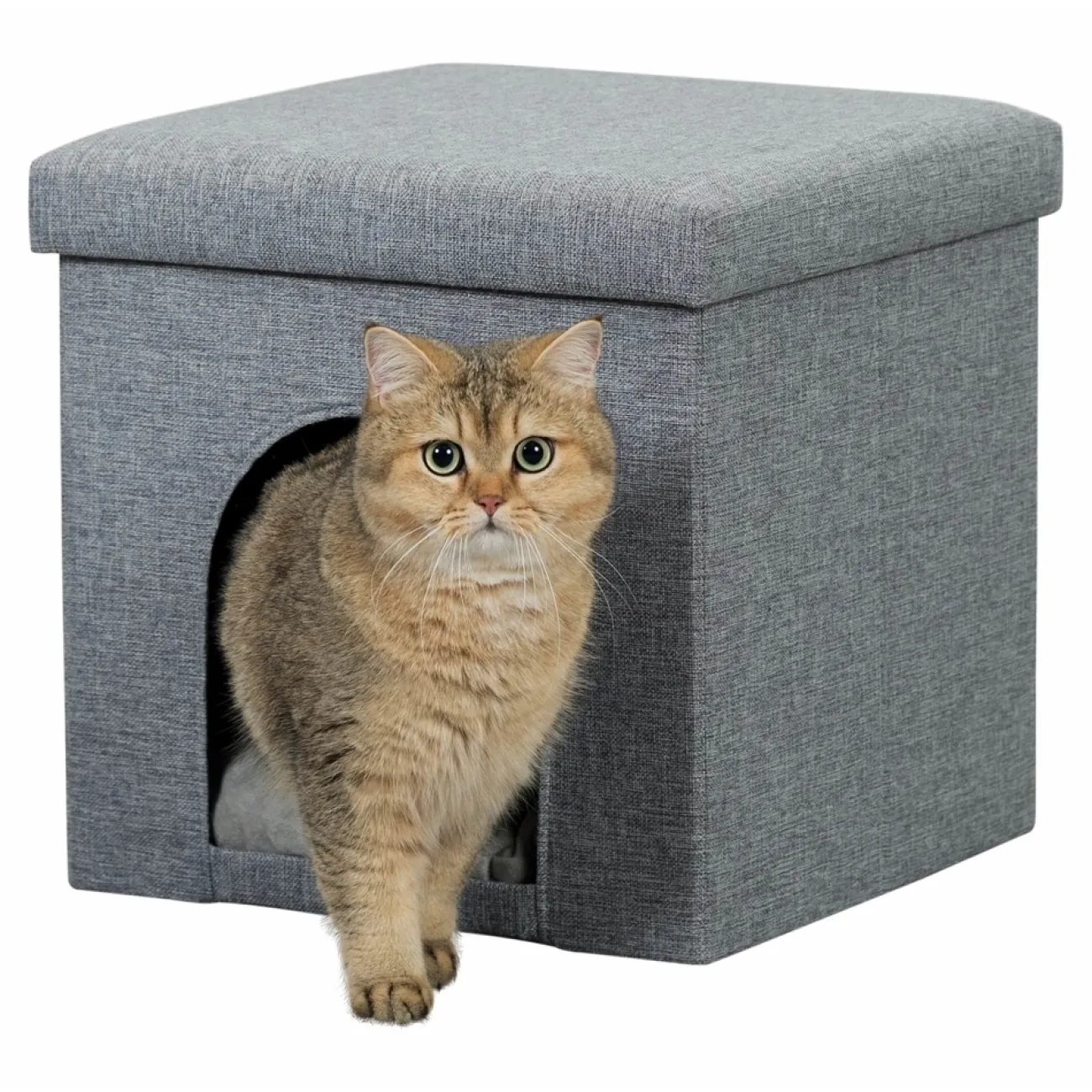 TRIXIE Katzenhäuser | Heizungsliegen- Katzen Kuschelhöhle Alois grau