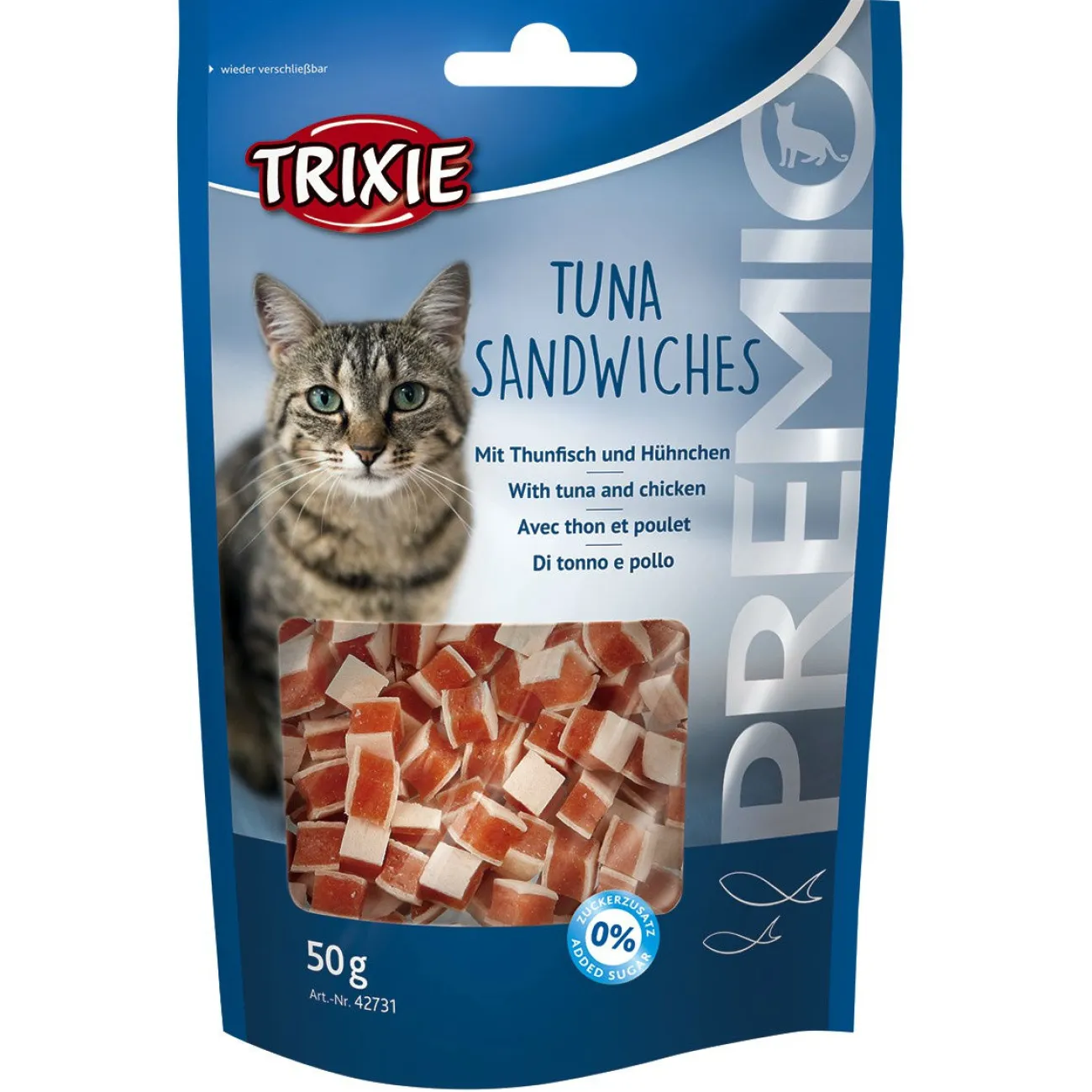 TRIXIE Dokas Katzensnacks | Dr. Clauder'S Snack It- Katzensnack Tuna Sandwiches