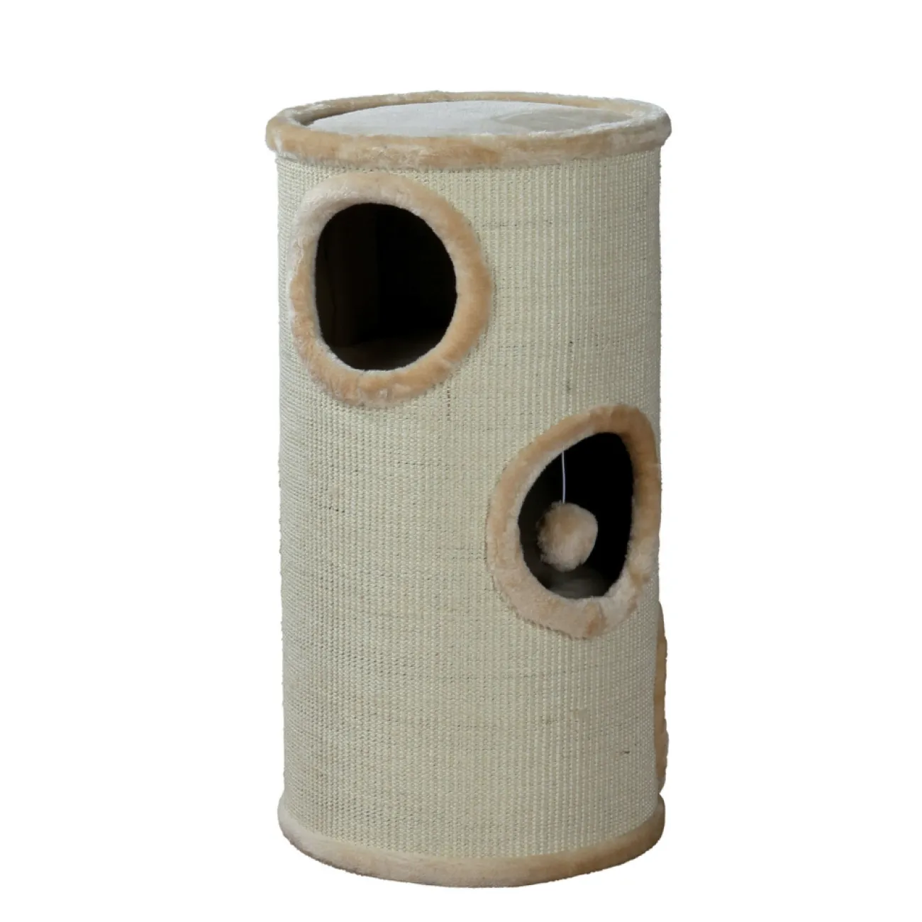 TRIXIE Wandmöbel | Kratzpappen- Kratzbaum Cat Tower Samuel beige