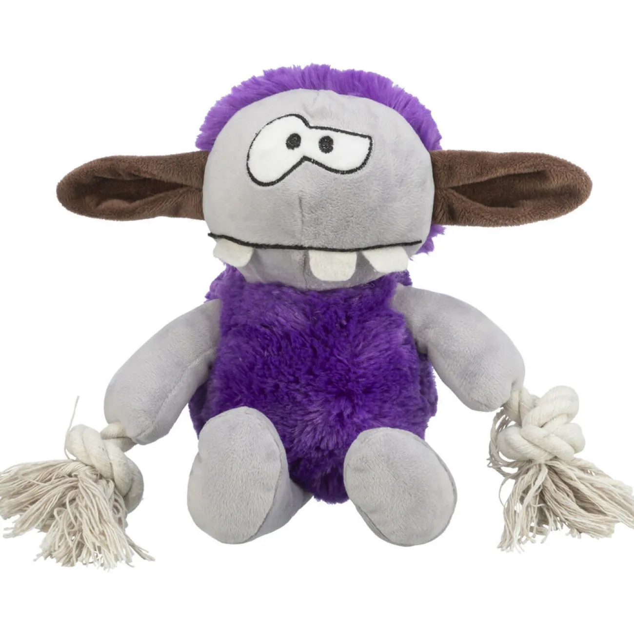 TRIXIE Neu Im Hundeshop- Kuschelmonster aus Plüsch und Tau lila