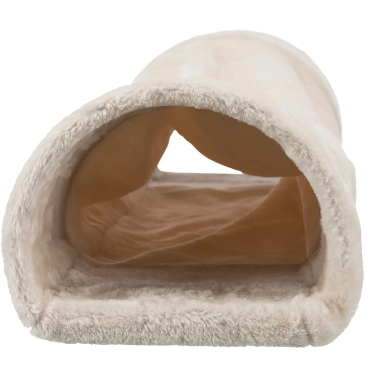TRIXIE Kleintierbetten & -Höhlen | Kleintier-Betten Und Höhlen- Kuscheltunnel für Kaninchen und Meerschweinchen beige