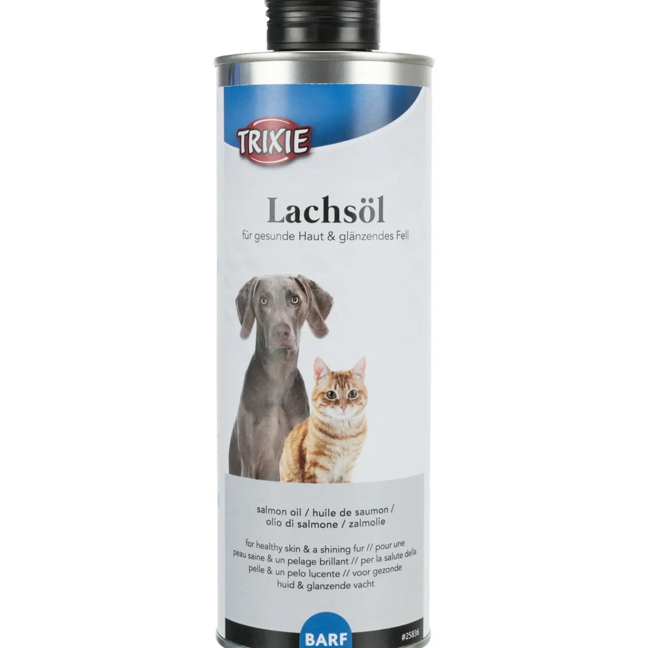 TRIXIE Ergänzungsfuttermittel Für Katzen | Ergänzungsfutter Für Hunde- Lachsöl für Hunde und Katzen