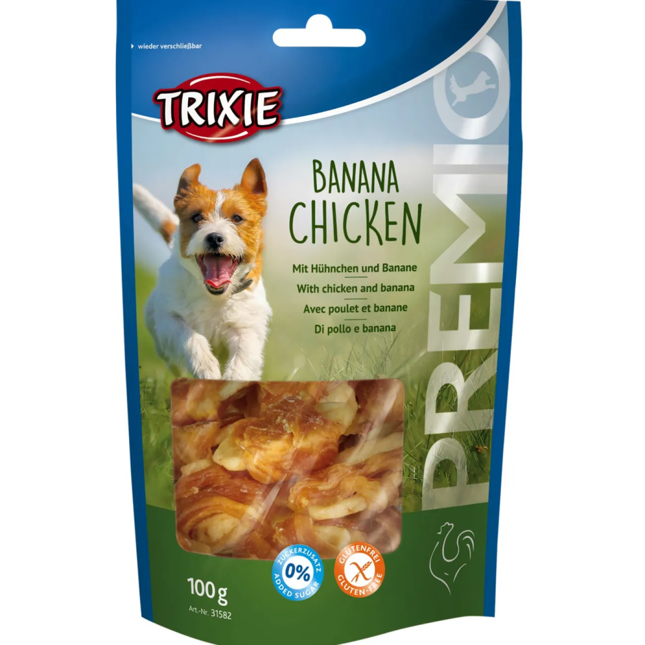 TRIXIE Trainingssnacks Für Hunde | Trainersnacks- Premio Banana Chicken Hunde Leckerli