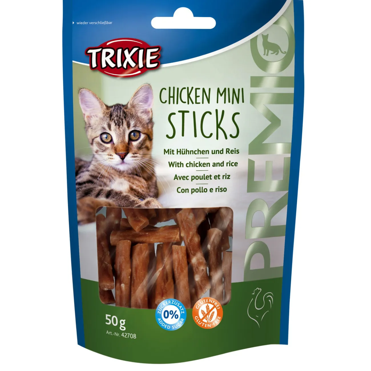 TRIXIE Dokas Katzensnacks | Dr. Clauder'S Snack It- Premio Katzensticks Mini Katzenleckerchen