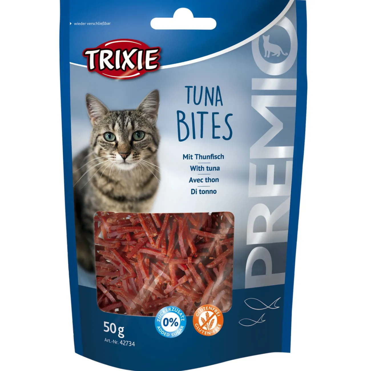 TRIXIE Dokas Katzensnacks | Dr. Clauder'S Snack It- PREMIO Tuna Bites Katzenleckerlis