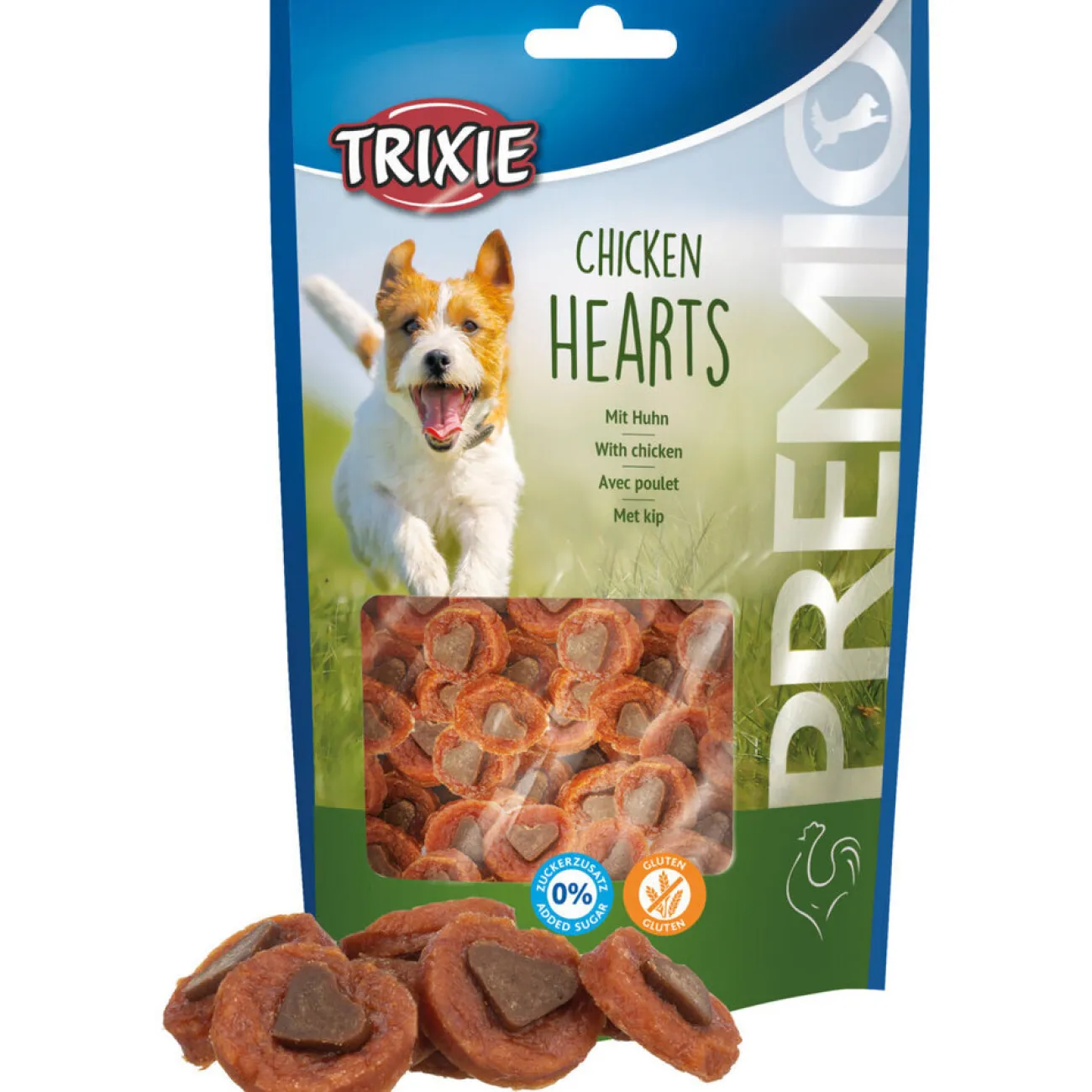 TRIXIE Neu Im Hundeshop | Trainingssnacks Für Hunde- PREMIO Chicken Hearts Hundesnack