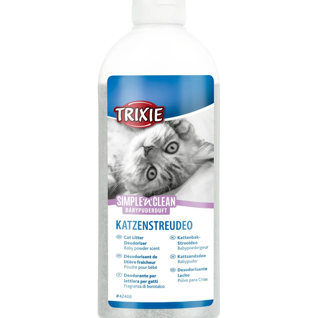 TRIXIE Katzenhygiene | Klumpstreu- Simple Clean Katzenstreudeo weiss