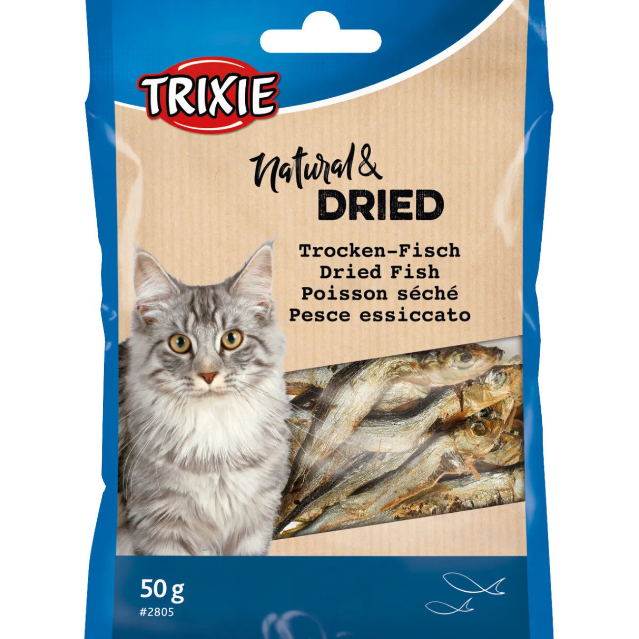 TRIXIE Dokas Katzensnacks | Dr. Clauder'S Snack It- Trockenfisch für Katzen