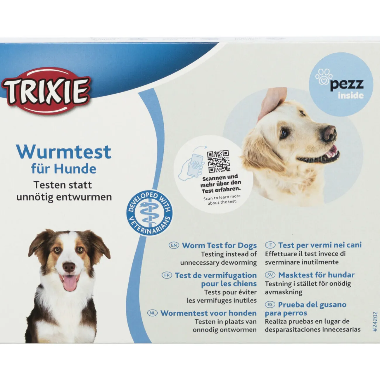 TRIXIE Neu Im Hundeshop | Ungezieferschutz- Wurmtest für Hunde über die Pezz App